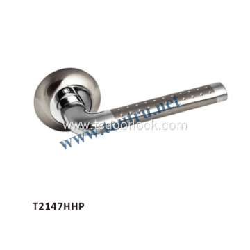 Hot sale zinc Rosette Door Handle ZINC ALLOY